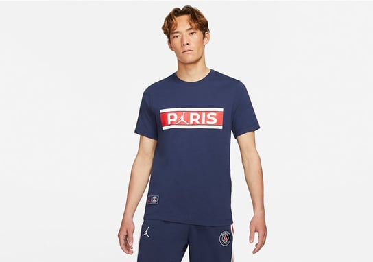 Nike Air Jordan Psg Wordmark Tee Midnight Navy Jordan