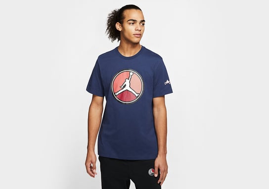 Nike Air Jordan Remastered Hbr Crew Tee Midnight Navy Jordan