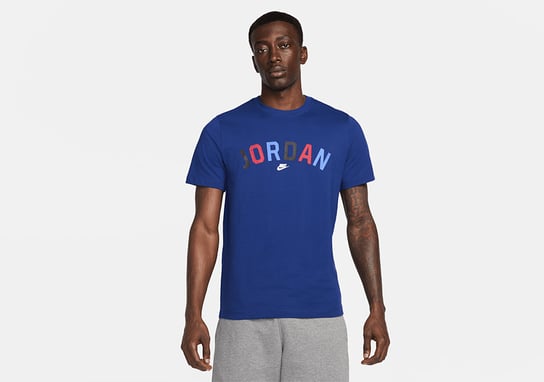 Nike Air Jordan Sport Dna Wordmark Tee Deep Royal Blue Jordan