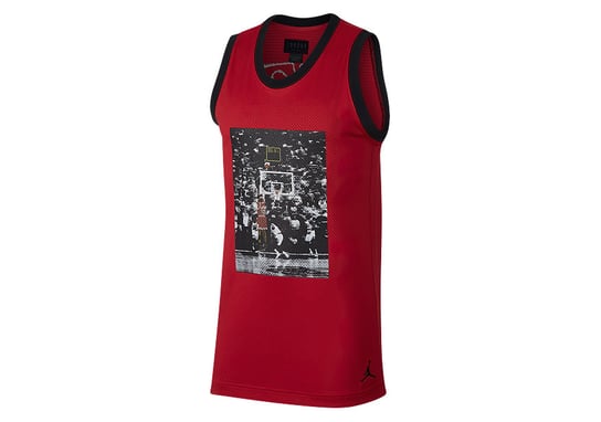 Nike Air Jordan Sportswear Last Shot Mesh Jersey Gym Red Jordan