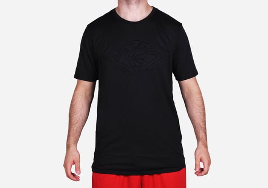 Nike Air Jordan Sportswear Wings Logo Drop-Tail Tee Black Jordan