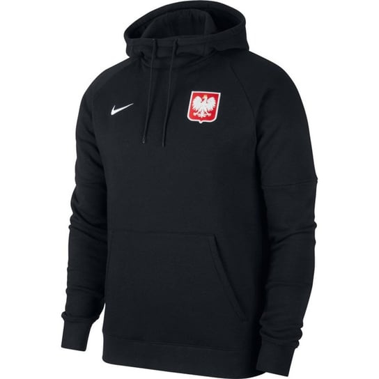 Nike, Bluza męska, Poland Hoodie CI8445 010, czarny, rozmiar S Nike