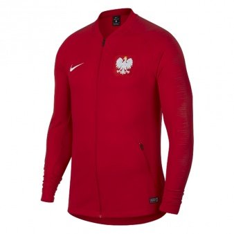 Nike, Bluza męska, Poland POL SQD JKT Anthem, czerwona, rozmiar M Nike