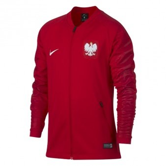 Nike, Bluza męska, Poland POL Y NK SQD JKT Anthem, czerwona, rozmiar 158/170 Nike