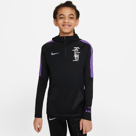 Nike, Bluza sportowa dziecięca,  Dri-FIT Kylian Mbappé Soccer Hoodie CV1501 010, czarny, rozmiar L Nike