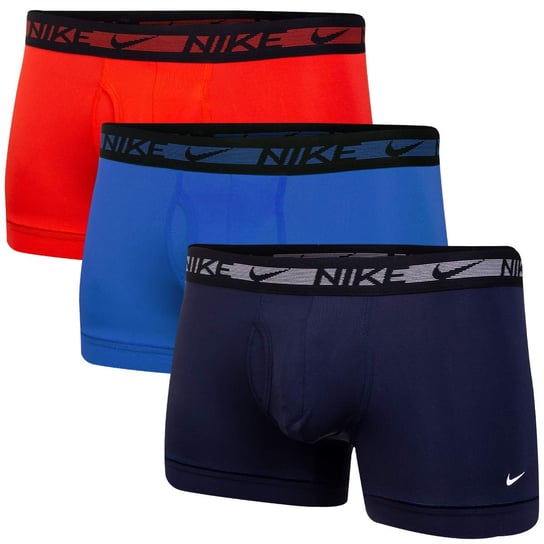 Nike Bokserki Męskie 3 Pary Trunk 3Pk Red/Blue/Navy 0000Ke1152 1L3 M Nike