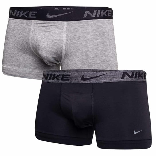 Nike Bokserki Męskie Trunk 2Pk Czarne/Szare 0000Ke1077 M1P M Nike