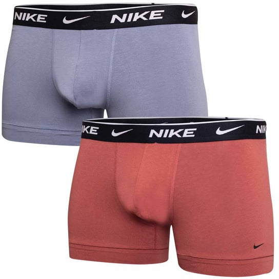 Nike Bokserki Męskie Trunk 2Pk Niebieskie / Ceglane 0000Ke1085 5I6 L Nike