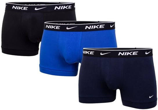 Nike Bokserki Męskie Trunk 3 Pak Black/Blue/Navy 0000Ke1008 9J1 L Nike