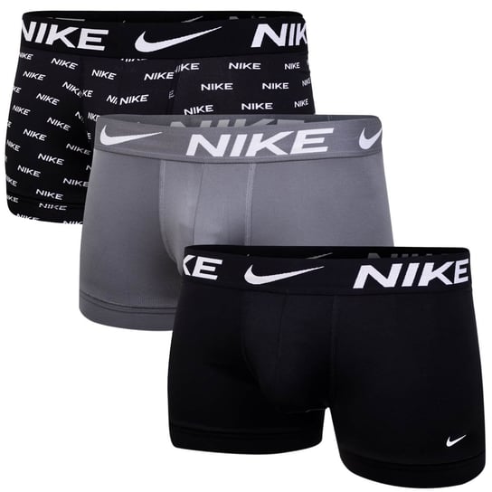 NIKE BOKSERKI MĘSKIE TRUNK 3PK BLACK/GRAY 0000KE1156 9SC L Nike