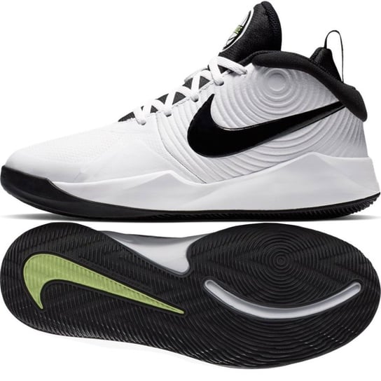 Nike, Buty dziecięce, team, Hustle D 9 (GS) AQ4224 100, biały, rozmiar 38 1/2 Nike