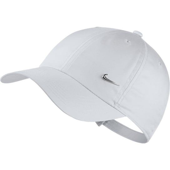 Nike, Czapka z daszkiem, Y NK H86 Cap Metal Swoosh AV8055 100, biały, rozmiar uniwersalny Nike