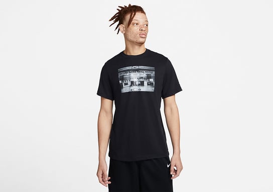 Nike Dri-Fit Photo Basketball Tee Black Nike