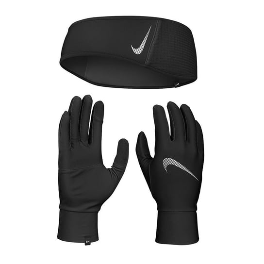 Nike Essential Running rękawiczki + opaska 082 : Rozmiar  - L/XL Nike