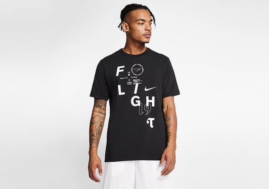 Nike Flight Basketball Tee Black Nike