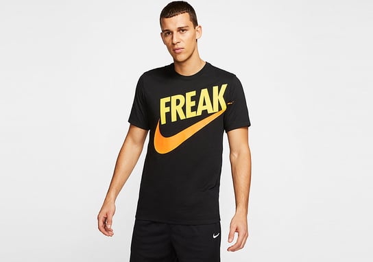 Nike Giannis 'Freak' Dry Tee Black Total Orange Nike