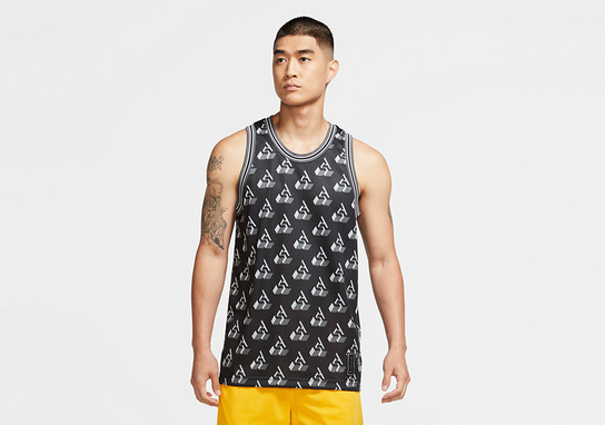 Nike Giannis Sleeveless Printed Top Black Nike
