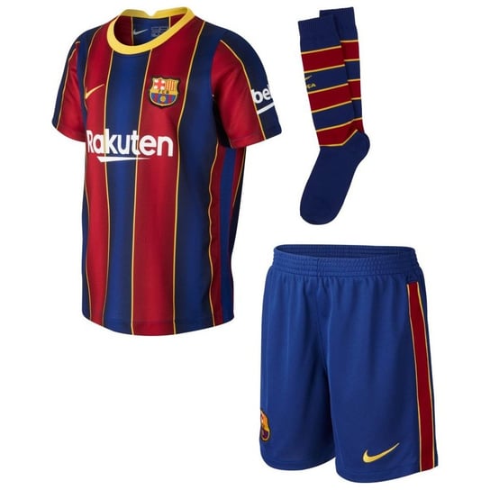 Nike, Komplet piłkarski męski, FC Barcelona 2020/21 Home CD4590 456, rozmiar XL Nike