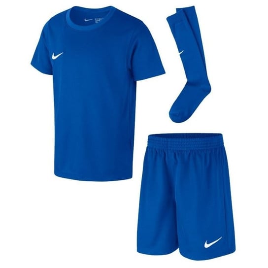 Nike, Komplet piłkarski, Park 20 Little Kids Set CD2244 463, niebieski, rozmiar L Nike