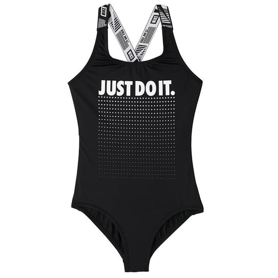 Nike, Kostium kąpielowy, Just Do It. NESSA725 001, czarny, rozmiar M Nike
