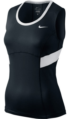 Nike, Koszulka damska bez rękawów, Power Tank 523407-010, rozmiar L Nike