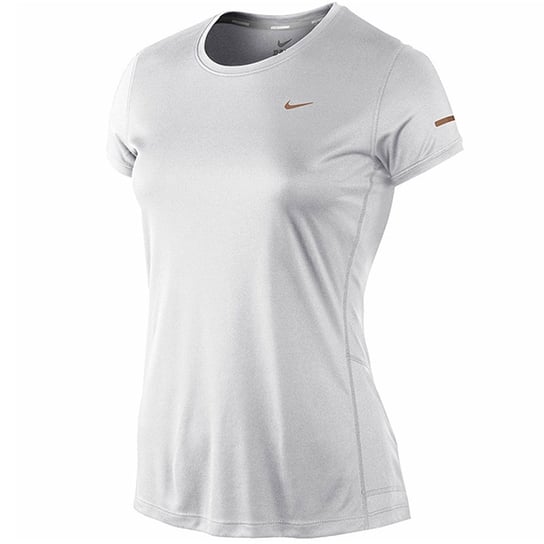 Nike, Koszulka damska, Miler SS Crew Top 519829 100, rozmiar L Nike
