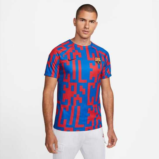 Nike, Koszulka, FC Barcelona Dry-Fit Top SS PM HM DJ8560 404, Rozmiar M Nike