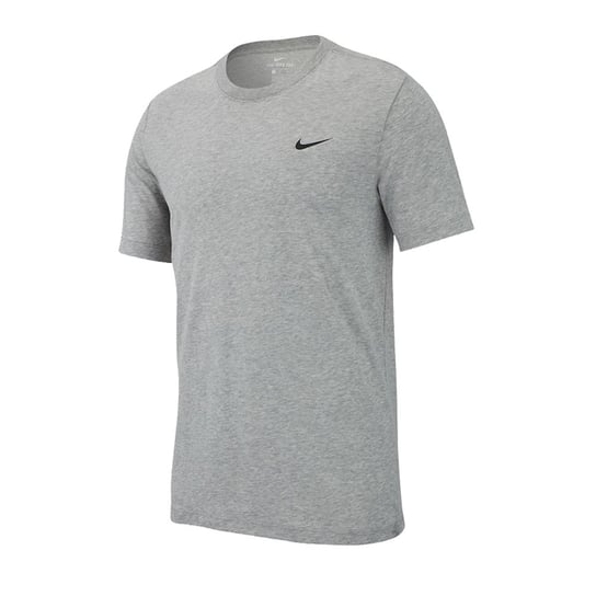 Nike, Koszulka męska, Dri-FIT Tee Crew Solid M, szara, rozmiar L Nike