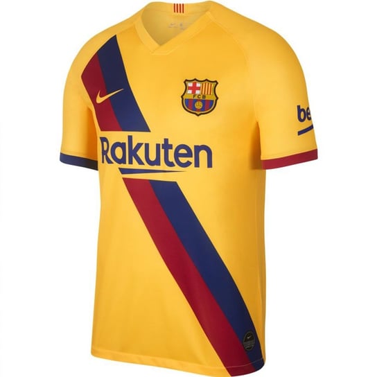Nike, Koszulka męska, FC Barcelona M NK Stadium JSY SS Away AJ5531 728, żółty, rozmiar L Nike