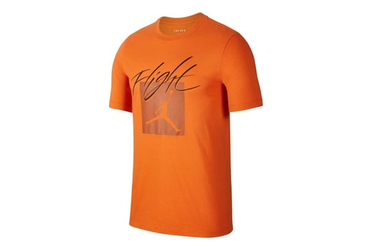 Nike, Koszulka męska, M J JUMPMAN FLT SS CREW AT8958-840, pomarańczowy, rozmiar M Nike