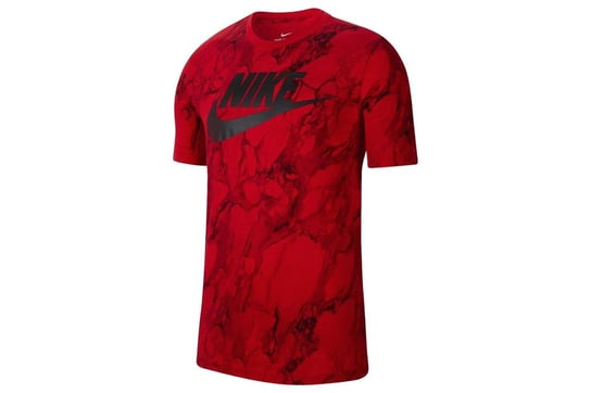 Nike, Koszulka męska, M NK TEE FRAN SWOOSH AOP CD1282-657, czerwony, rozmiar S Nike