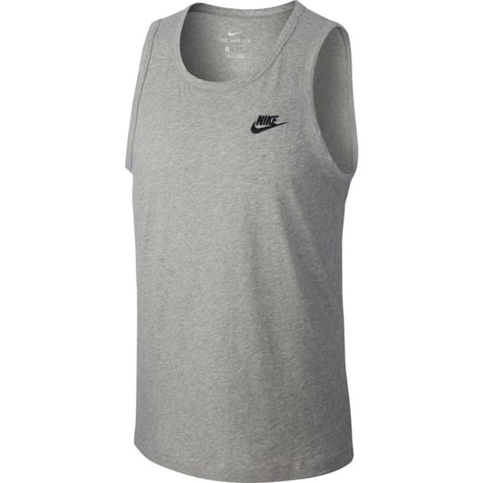 Nike, Koszulka męska, M NSW Club Tank BQ1260 063, szary, rozmiar M Nike
