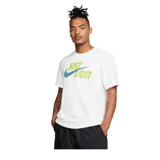 Nike, Koszulka męska, M NSW TEE JUST DO IT SWOOSH AR5006-104, biały, rozmiar L Nike