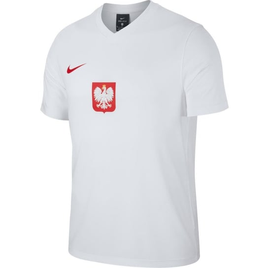 Nike, Koszulka męska, Poland BRT Ftbl Top SS CD0876 100, biały, rozmiar XXL Nike