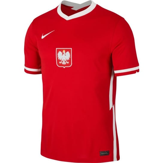 Nike, Koszulka męska, Poland M BRT Stadium JSY SS Away CD0721 688, czerwony, rozmiar L Nike