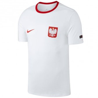 Nike, Koszulka męska, Poland Pol M NK Tee Crest, biała, rozmiar L Nike