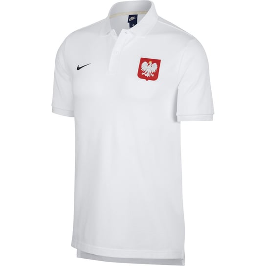 Nike, Koszulka męska, Poland POL M NSW Polo CRE, biała, rozmiar L Nike