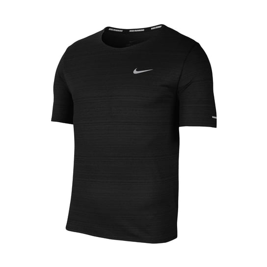 Nike, Koszulka męska sportowa Dri-FIT Miler, CU5992-010, Czarna, Rozmiar XXL Nike