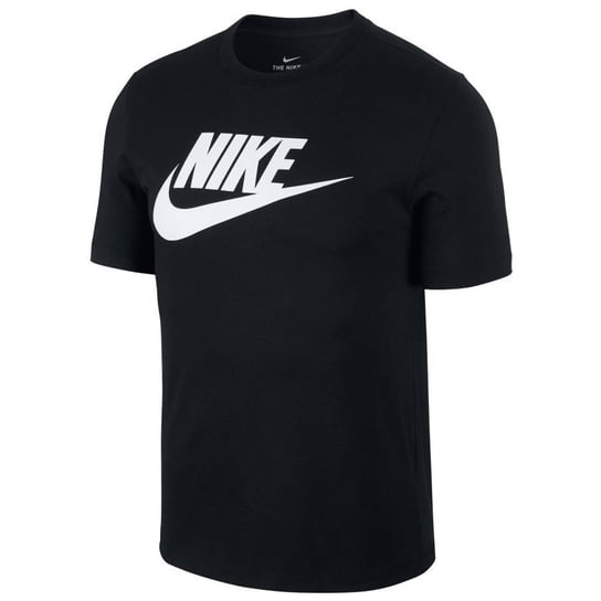 Nike, Koszulka męska sportowa NSW Icon Futura, AR5004 010, Czarna, Rozmiar L Nike