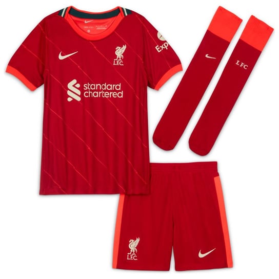Nike Liverpool FC 2020/21, Komplet, Home Little Kids' Soccer Kit, DB2544 688, M Nike