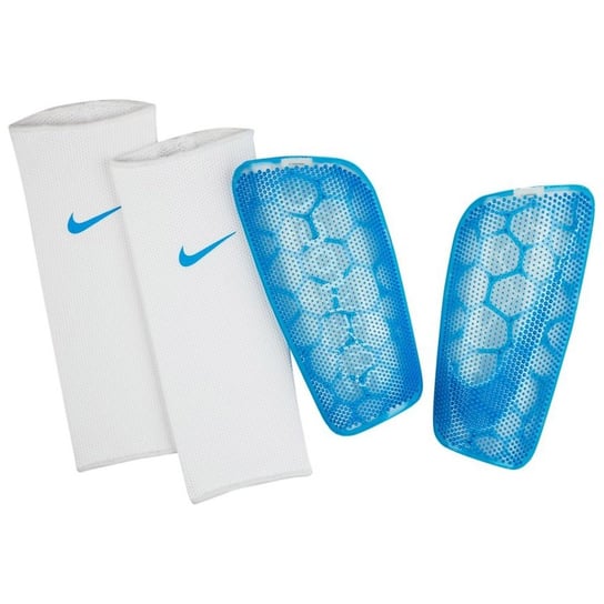 Nike, Nagolenniki, Mercurial Flylite Superlock CK2155 486, niebieski, rozmiar L Nike