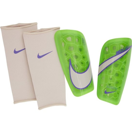 Nike, Nagolenniki piłkarskie, Mercurial Lite SP2120 359, zielony, rozmiar L Nike