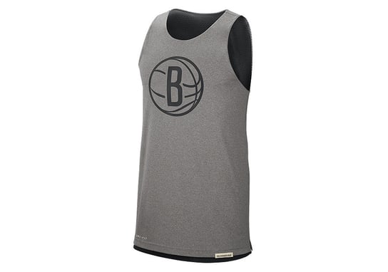 Nike Nba Brooklyn Nets Standard Issue Reversible Tank Dark Grey Heather Nike