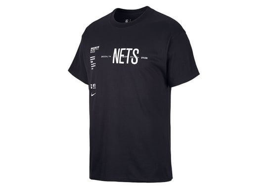 Nike Nba Brooklyn Nets World Courtside Tee Black Nike