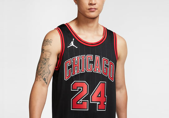 Nike Nba Chicago Bulls Lauri Markkanen Statement Edition Swingman Jersey Black Jordan