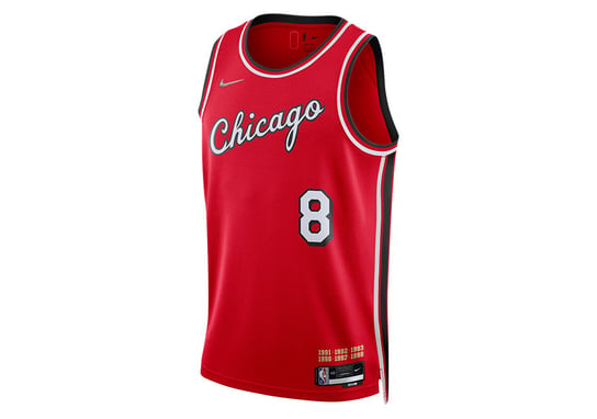 Nike Nba Chicago Bulls Zach Lavine City Edition 2021 Swingman Jersey University Red Nike