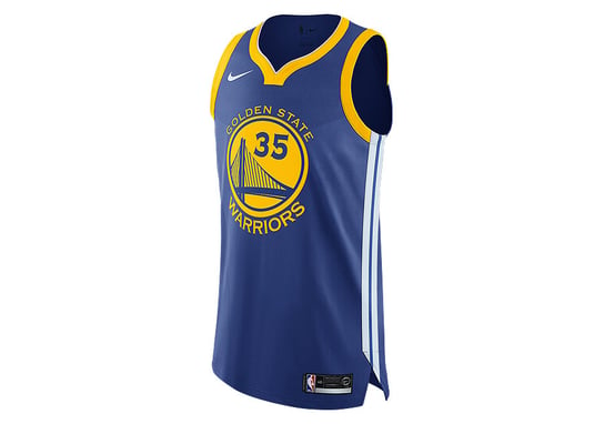 Nike Nba Golden State Warriors Kevin Durant Authentic Jersey Road Rush Blue Nike