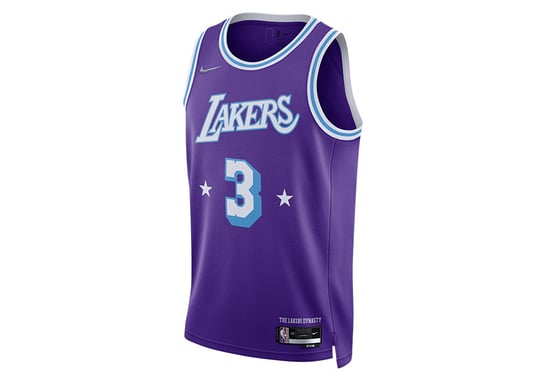Nike Nba Los Angeles Lakers Anthony Davis City Edition 2021 Swingman Jersey Field Purple Nike
