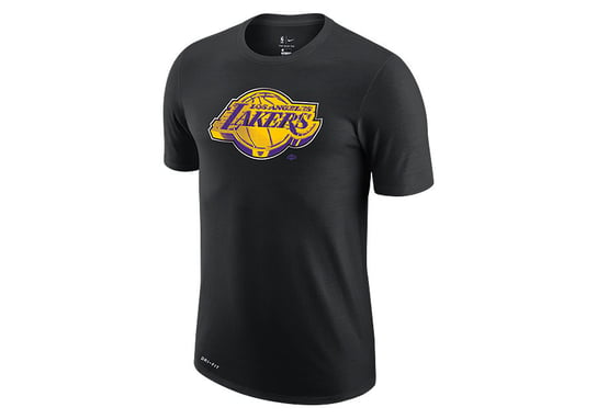 Nike Nba Los Angeles Lakers Earned Edition Logo Dri-Fit Tee Black Nike