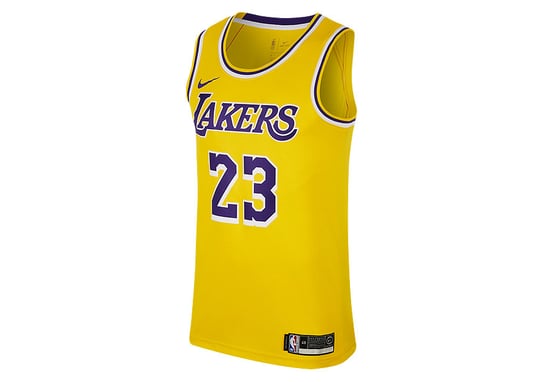 Nike Nba Los Angeles Lakers Lebron James Swingman Road Jersey Amarillo Nike